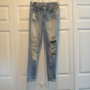 Rewash Vintage Reunion Distressed Size 3 26 Jeans